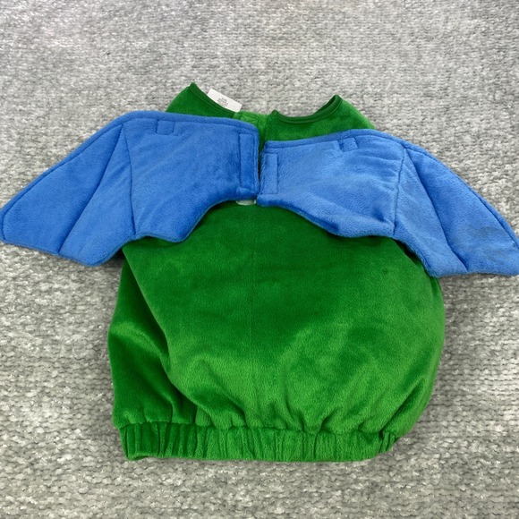 Target Baby Dragon Costume 6-12 Months Halloween Outfit Green‎ Blue - Picture 7 of 9